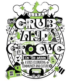 Logo and link to Global Grub and Groove series